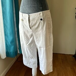 Style & co white capris 12 stretch